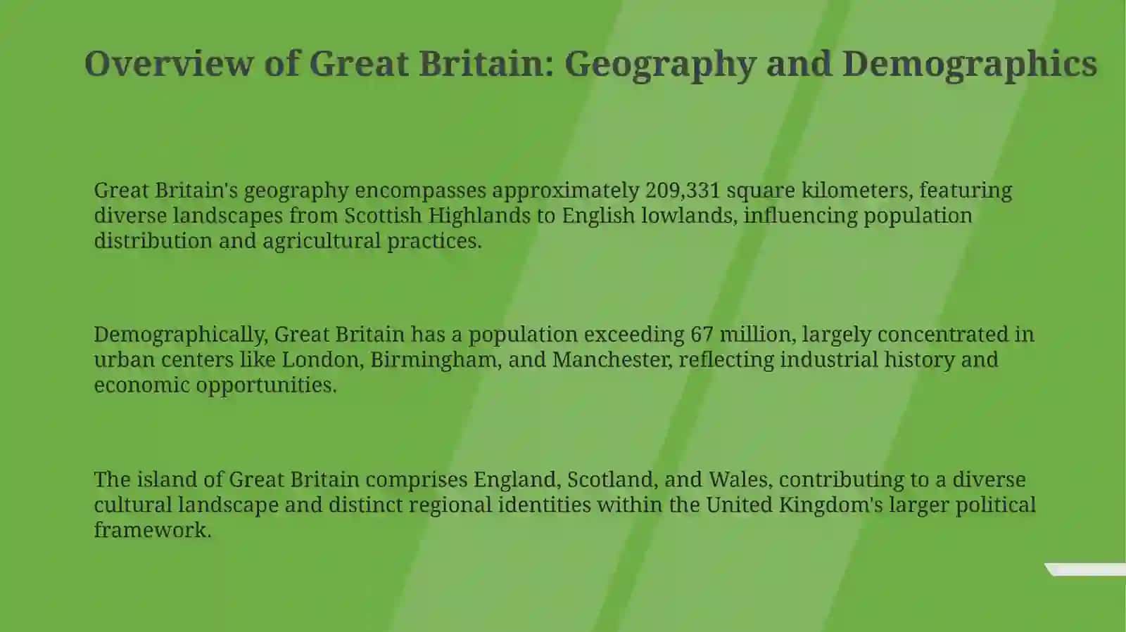Great Britain: An Overview 3
