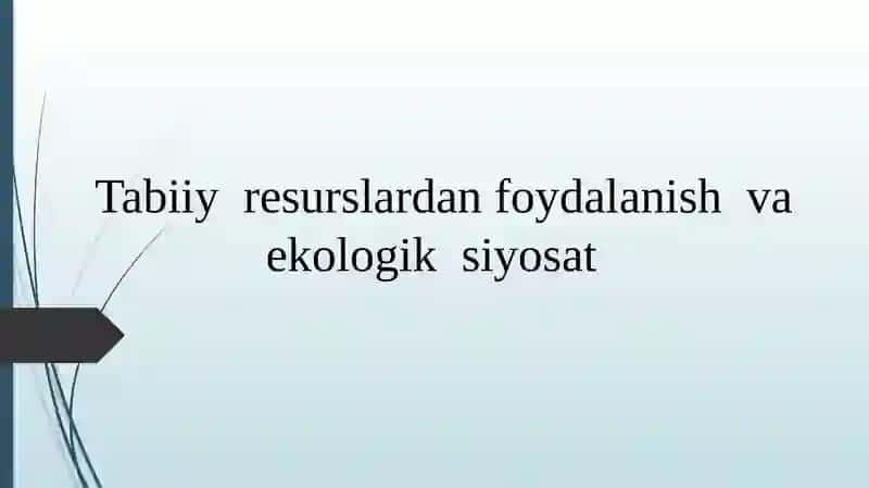 Iqtisodiy siyosat fanidan tayyorlagan mustaqil ta`lim topshirig`i 3