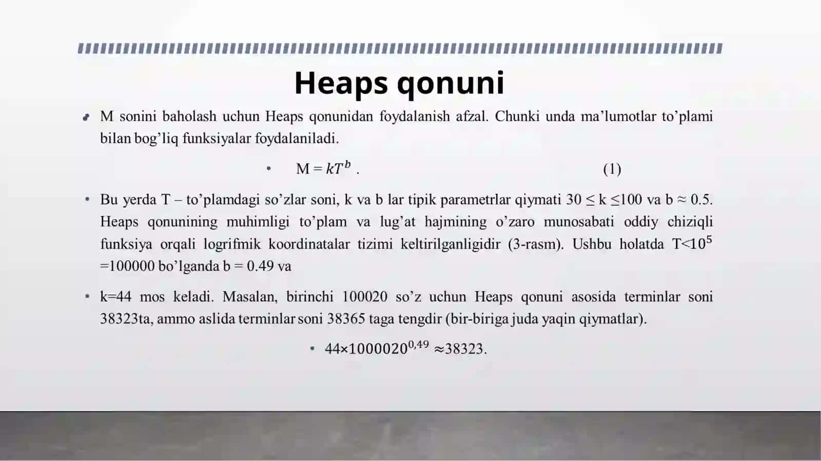 Heaps qonuni 3