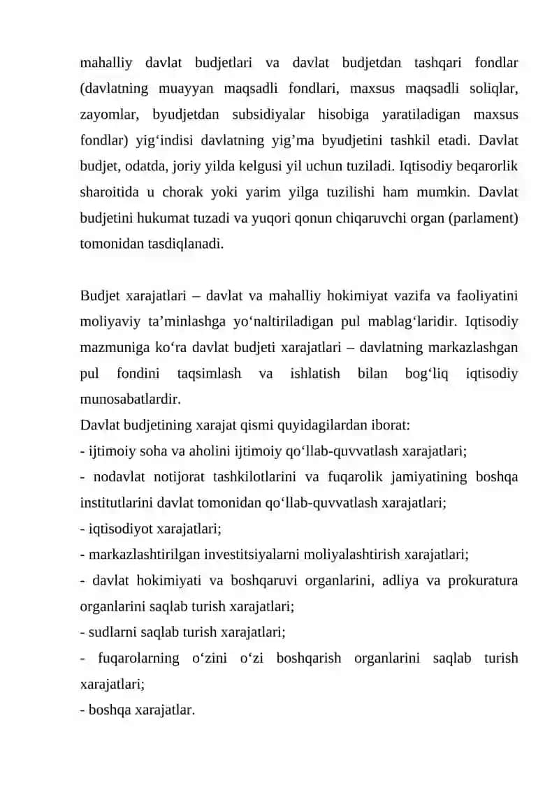 Davlat BYUDJETI DAROMADLARI TUSHUNCHASI VA TIZIMI MARKAZLASHGAN VA MAKRAZLASHMAGAN DAROMADLAR 3
