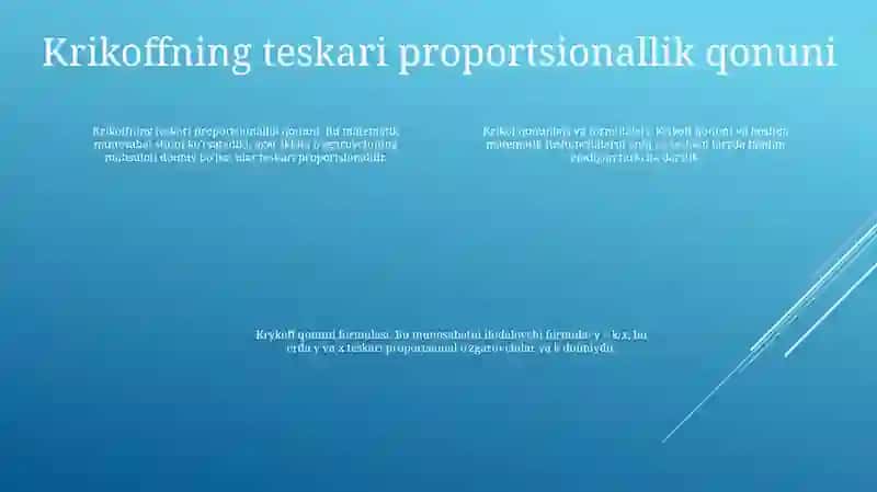 Krikof Qonunlari Va Formulalari 3