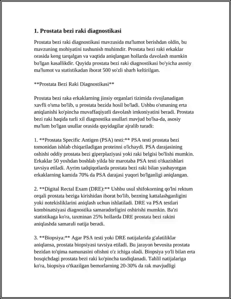 Prostata bezi raki diagnostikasi 3