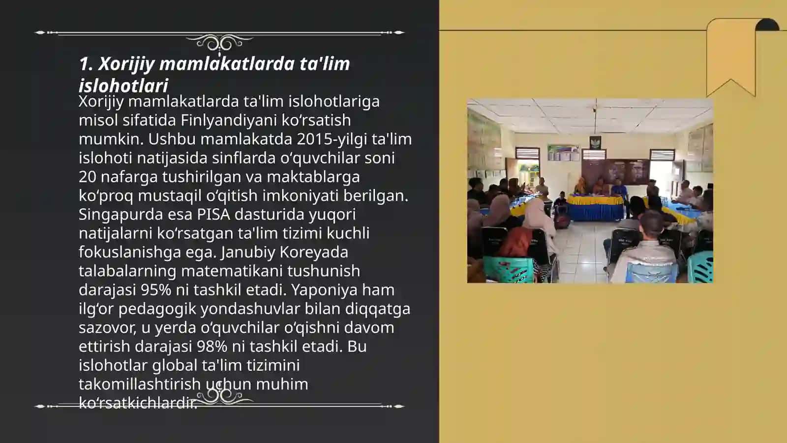 Ta'lim taraqqiyotining yo'nalishlari 3