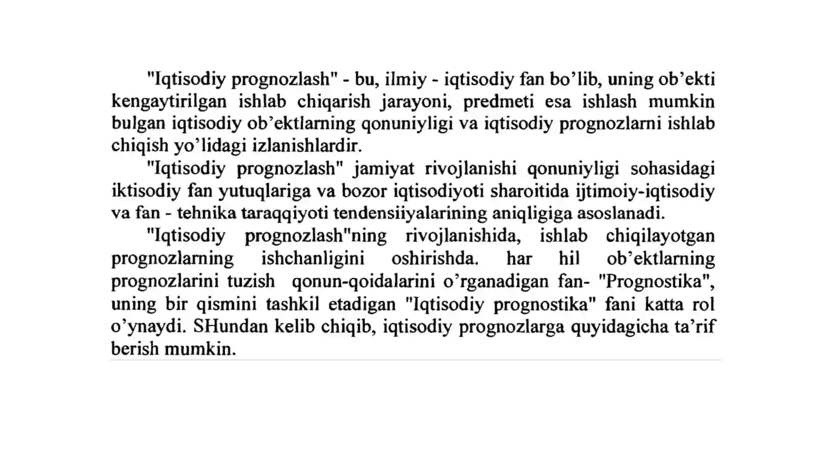 MINTAQAVIY RIVOJLANISHNI PROGNOZLASHTIRISH VA REJALASHTIRISH 3
