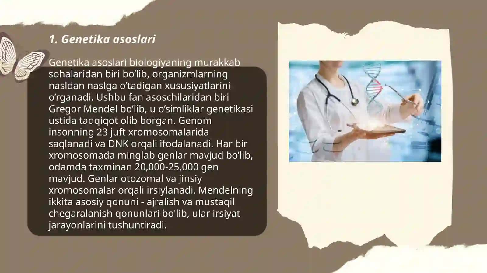 Odamlar genetikasi. Dermatoglifika usuli 3