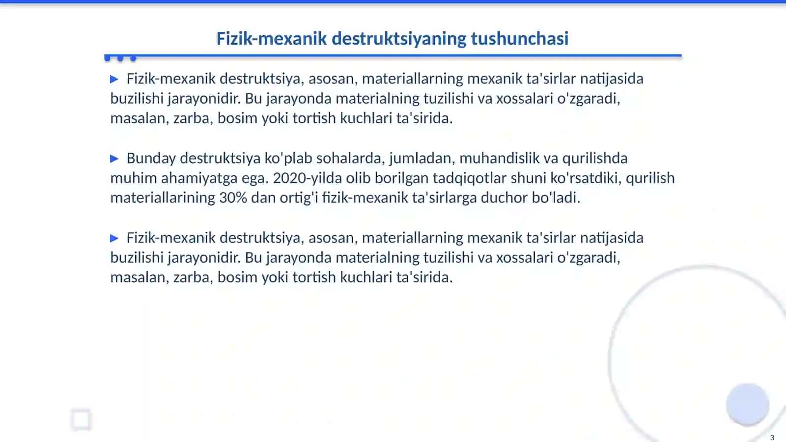 Fizik-mехаnik dеstruktsiya vа biоlоgik dеstruktsiya 3