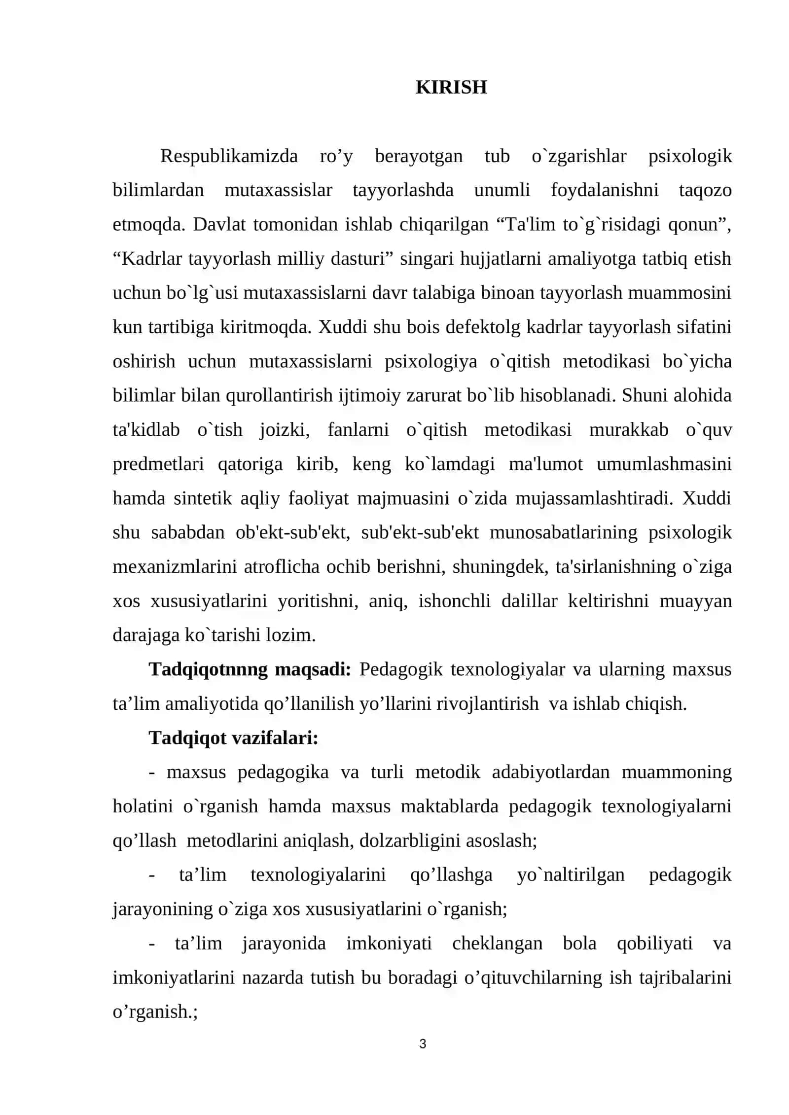 "YORDAMCHI MAKTAB O’QUV PREDMETLARINI MODULI O’QITISH TEHNOLOGIYALARINI YARATISHNING AMALIY AXAMIYATI" 3