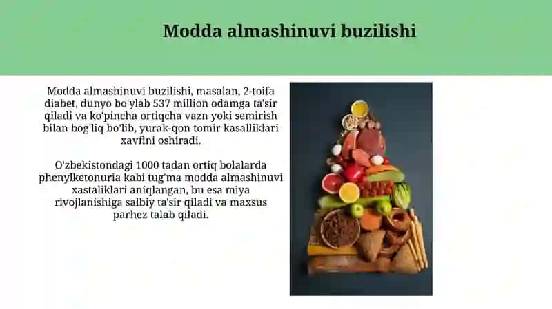 Modda va Energiya Almashinuvi 3