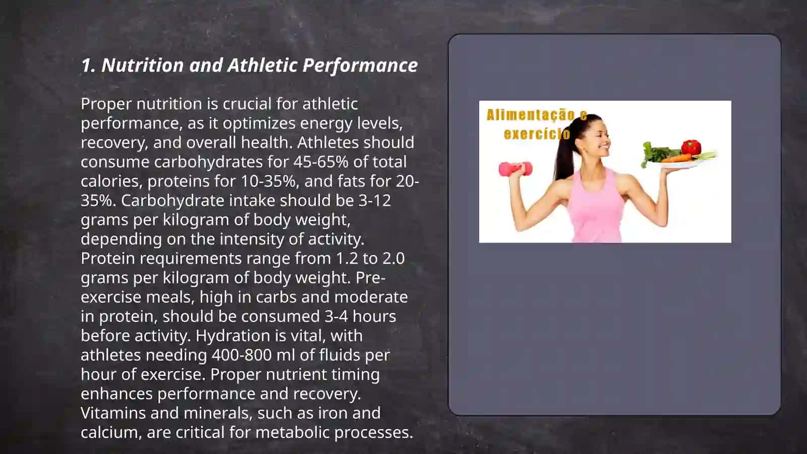 Nutrition and Athletic Performance 3