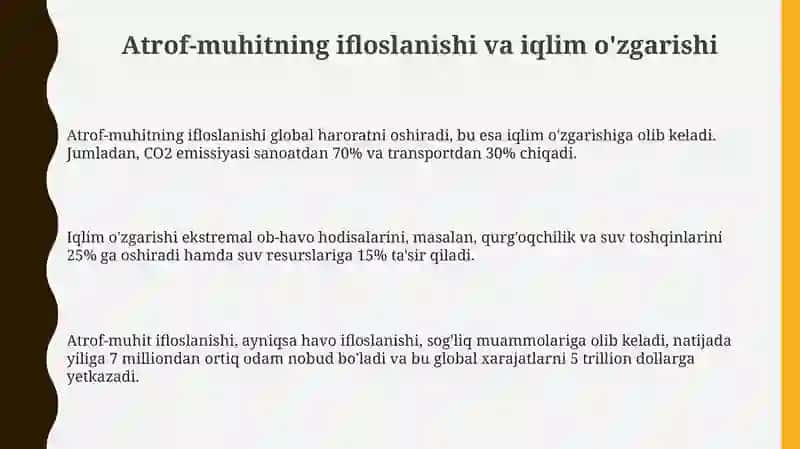 Global ekologik muommolar 3