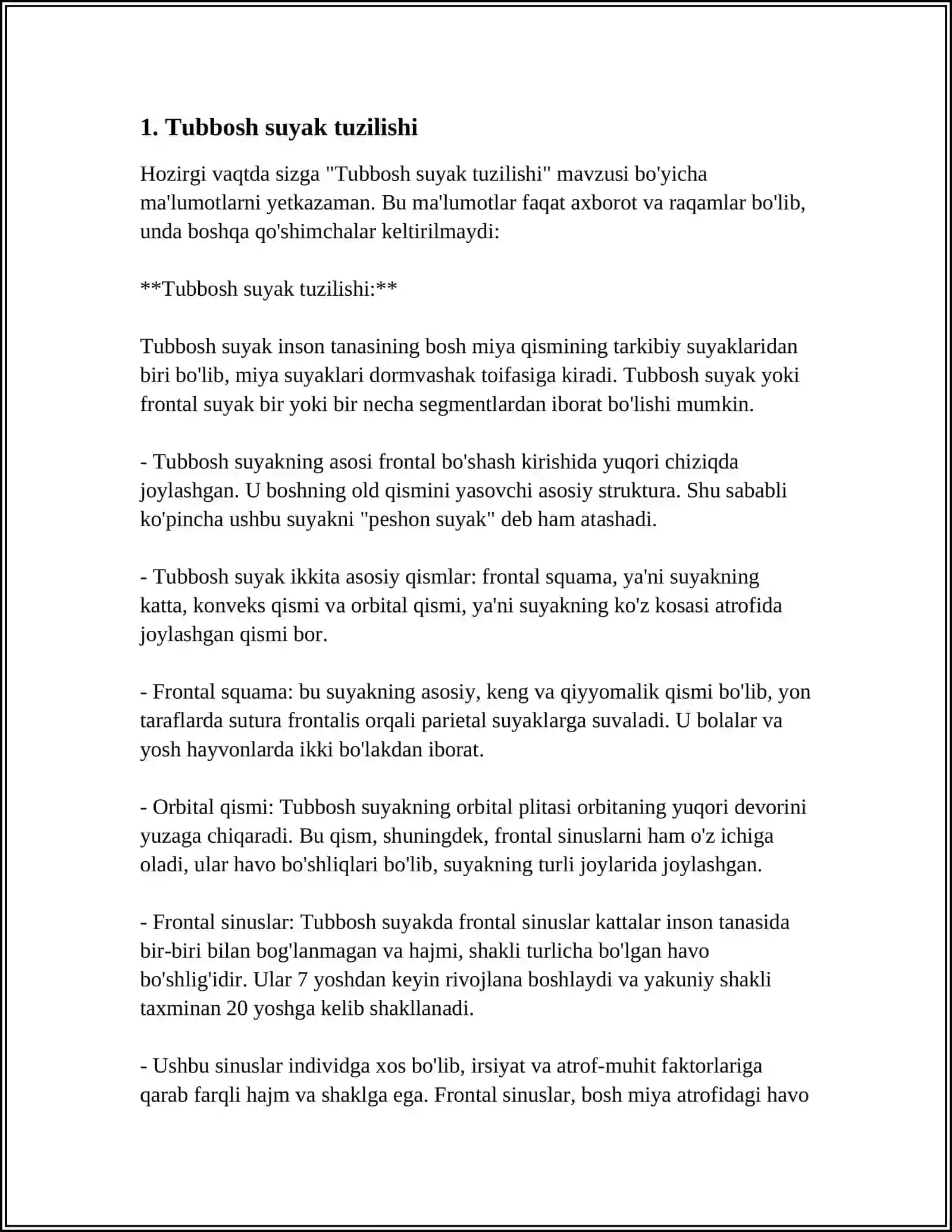 TUBAN BOSH SKELETLILAR FILOGENIYASI 3