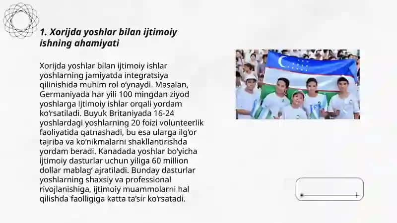 Xorijda yoshlar bilan ijtimoiy ish 3