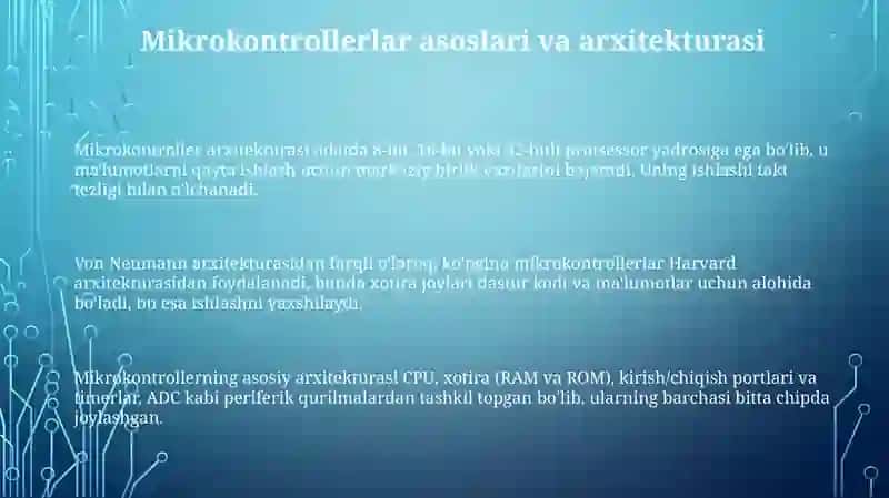 Mikrokontrollerlar 3