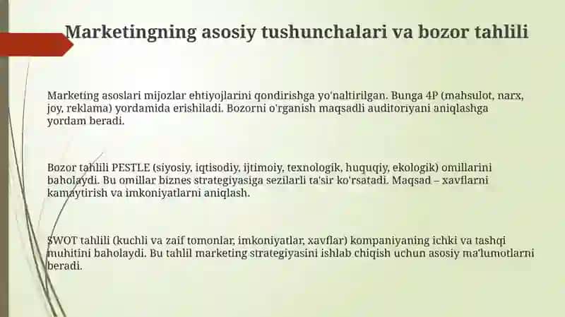 MARKETING STRATEGIYALARI 3