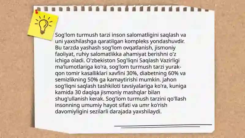 O'quvchi yoshlar o'rtasida sog'lom turmush tarzini shakllantirish-ijtimoyi pedagogik muammo sifatida 3