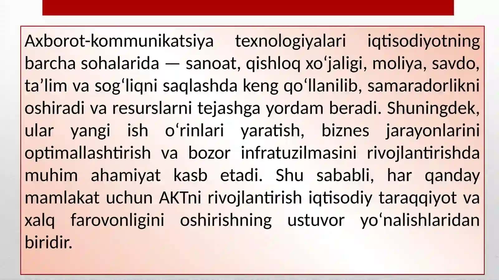 Axborot-kommunikatsiya texnologiyalari 3