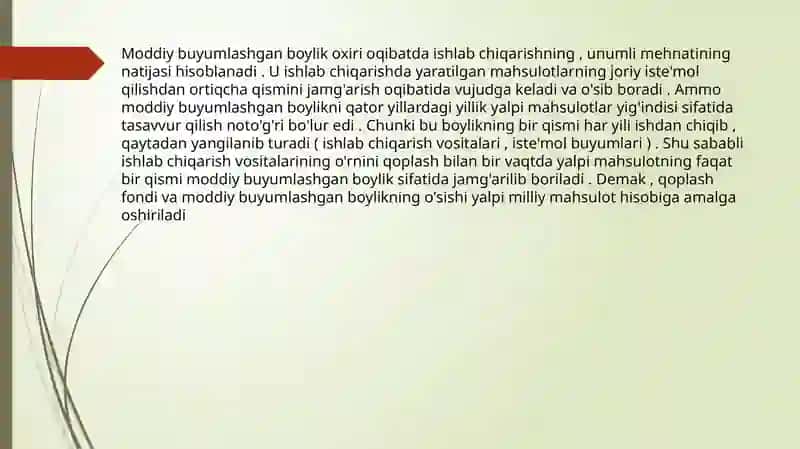 “Milliyboylikuning tarkibivako’paytirish omillari” 3