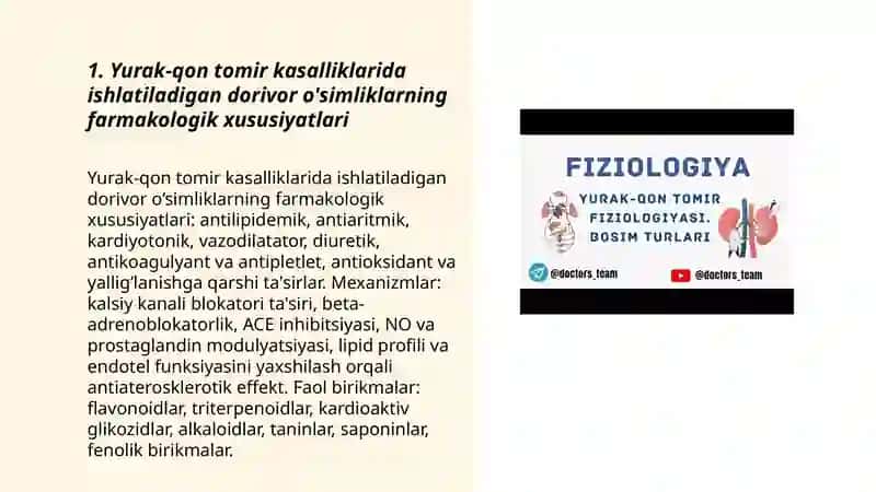 Dorivor O'simliklar 3