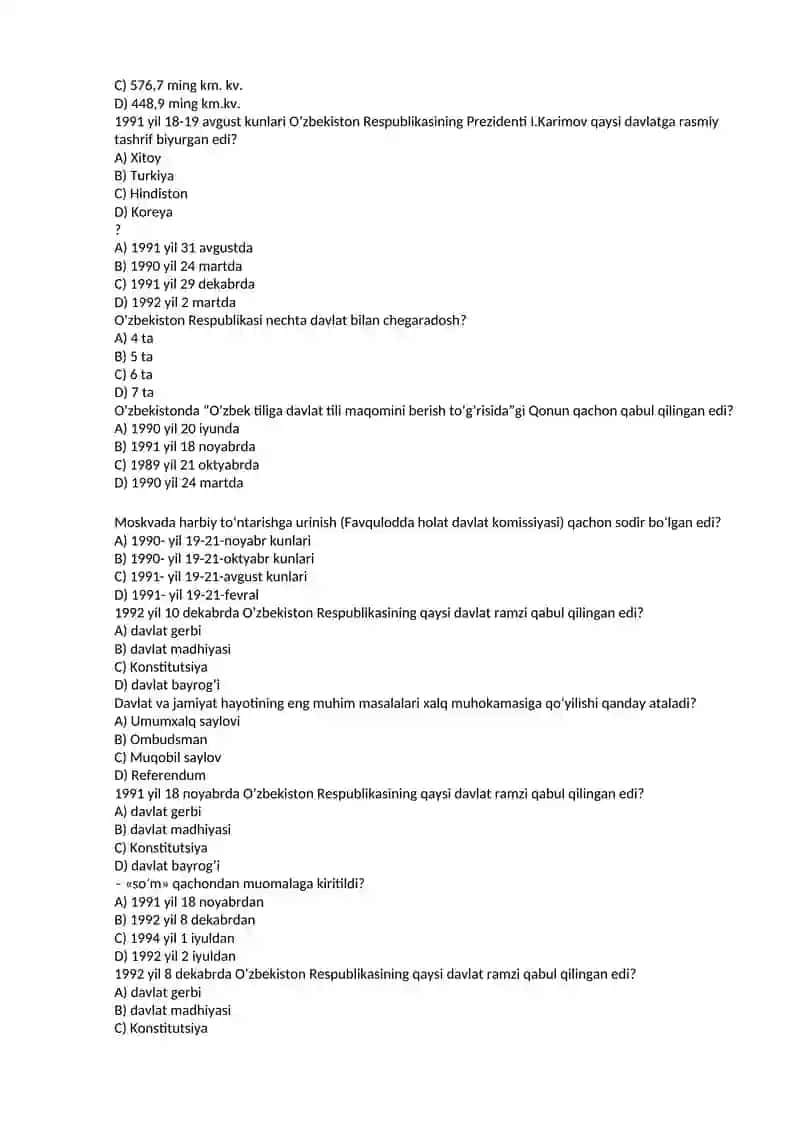 O‘zbekistonning Eng Yangi Tarixi Fanining Asoslari 3
