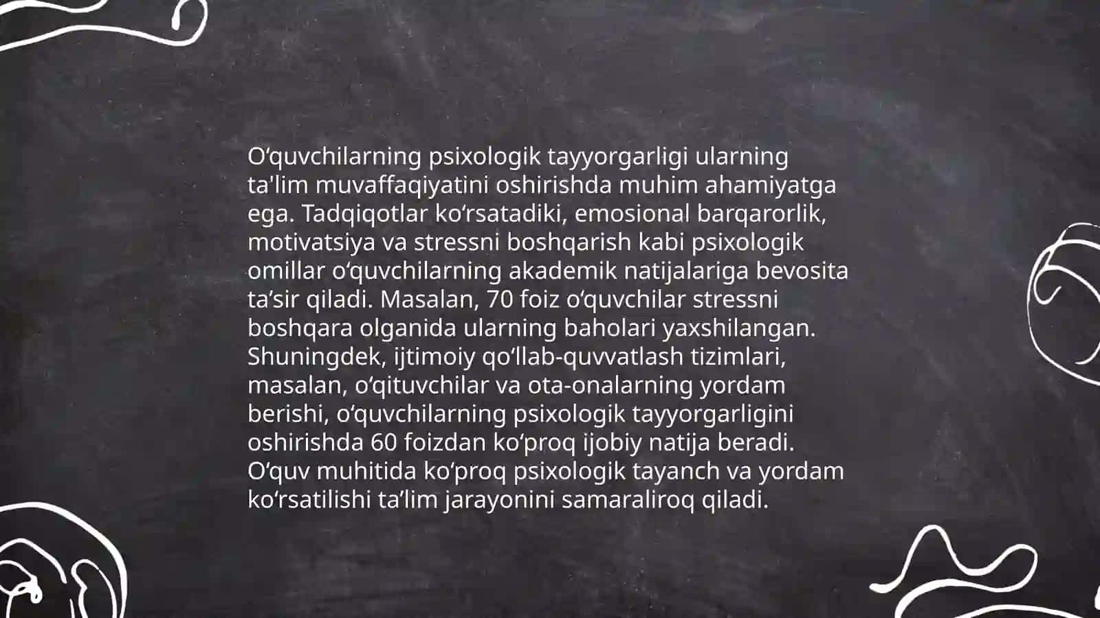 O‘quvchilarning psixologik tayyorgarligi 3