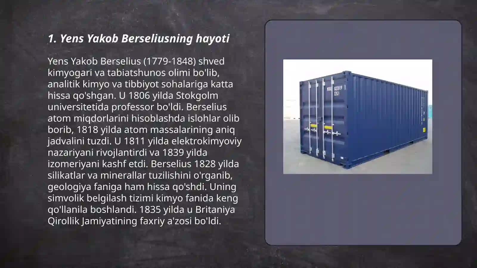 Yens Yakob Berseliusning hayoti 3