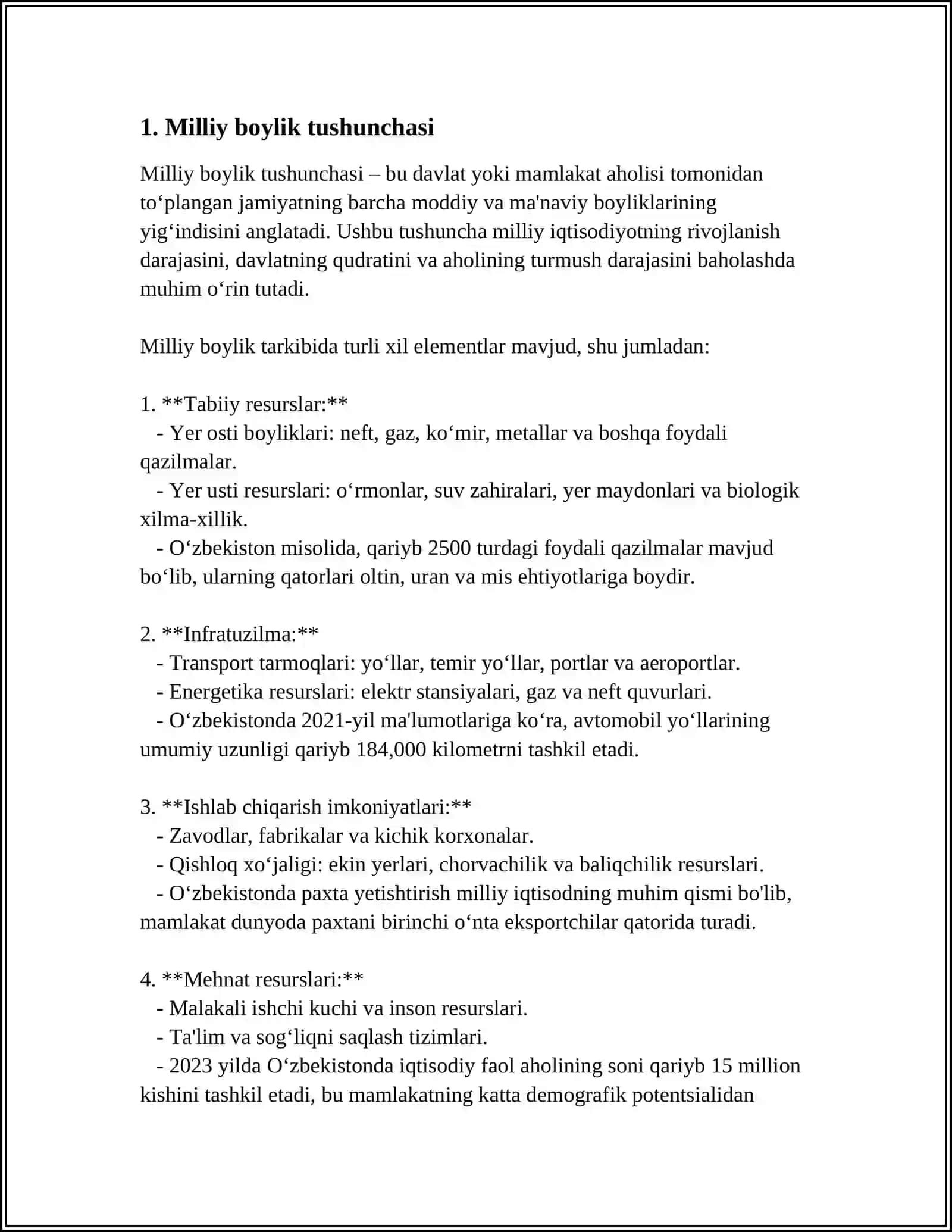 MILLIY BOYLIK VA UNING TARKIBI 3