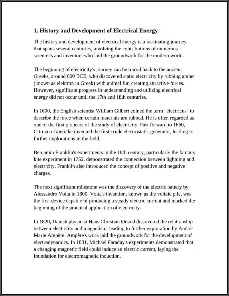 History and Development of Electrical Energy 3