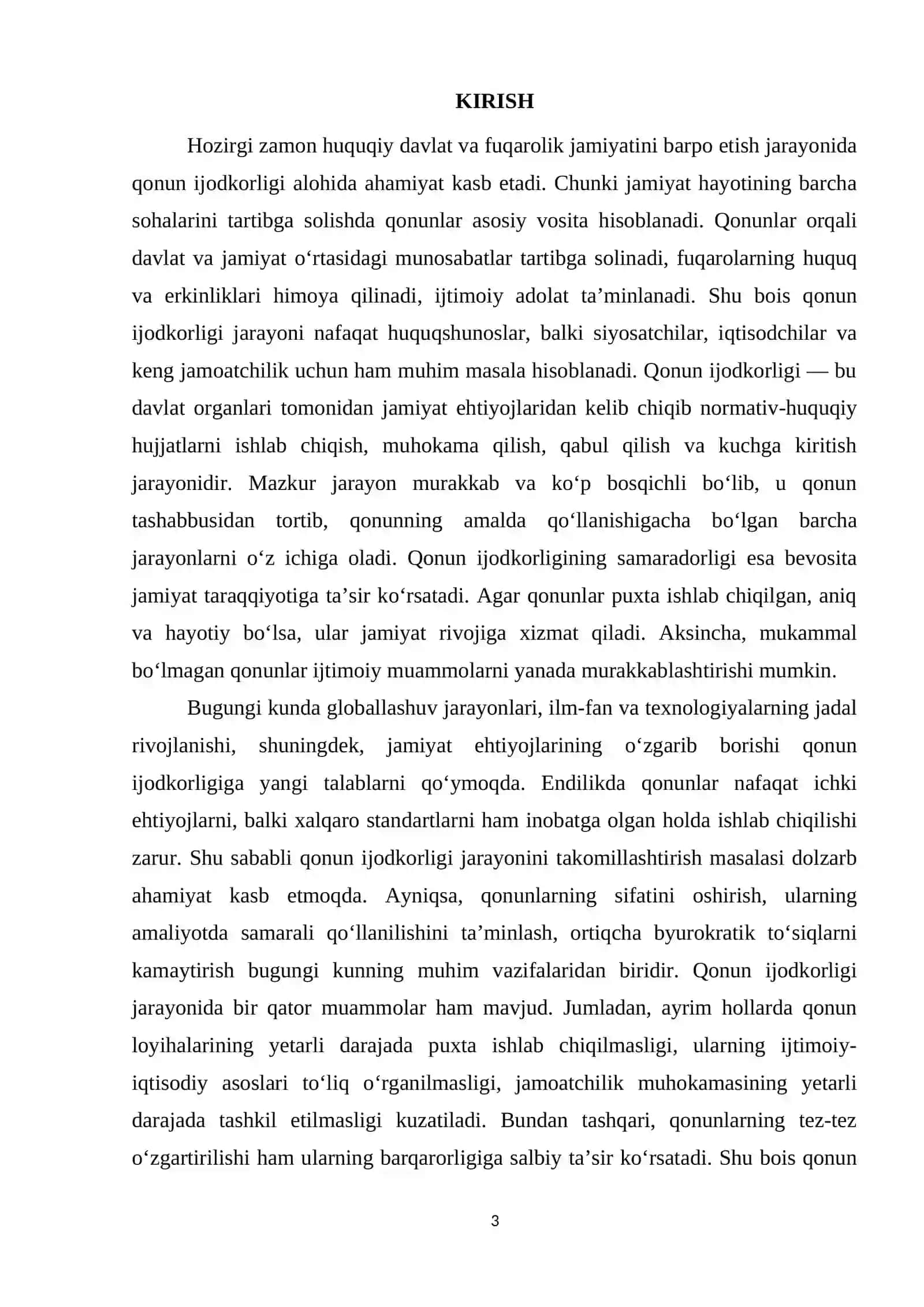 QONUN IJOD KORLIGI JARAYONI VA UNI TAKOMILLASHTIRISH MUAMMOLARI 3