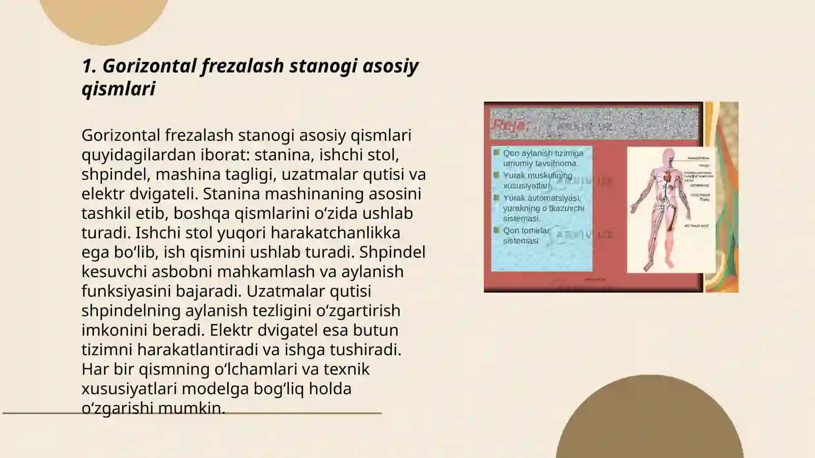 Gorizontal ferezalash stanogi tuzilishi va vazifalari 3