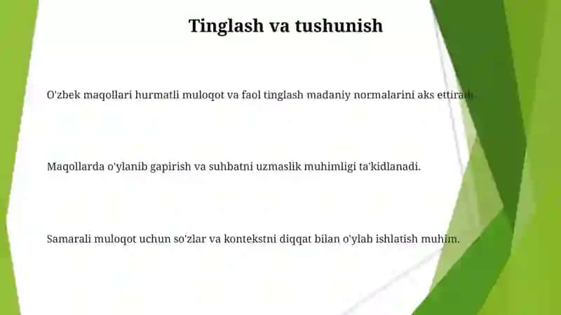 O'zbek xalq maqollarida nutq odobining aks etishi 3
