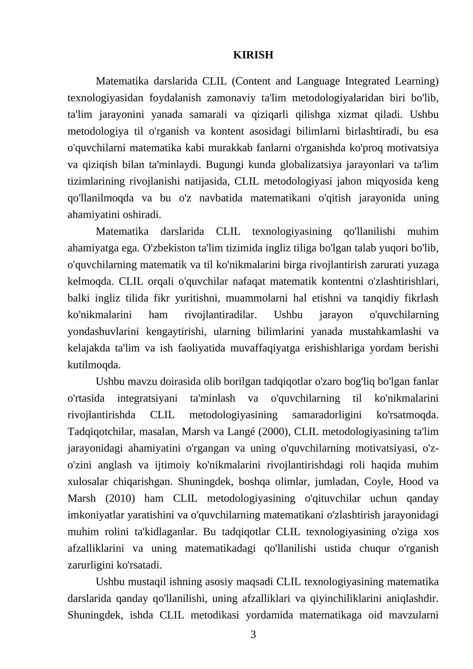 Matematika darslarida CLIL texnologiyasidan foydalanish 3
