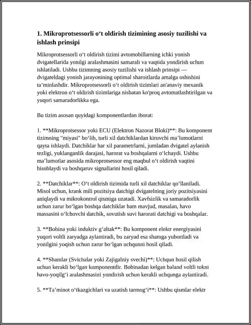 MIKROPROTSESSORLI O‘T OLDIRISH TIZIMI 3