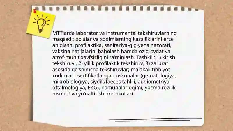 MTTlarda labarator instrumental tekshirish 3