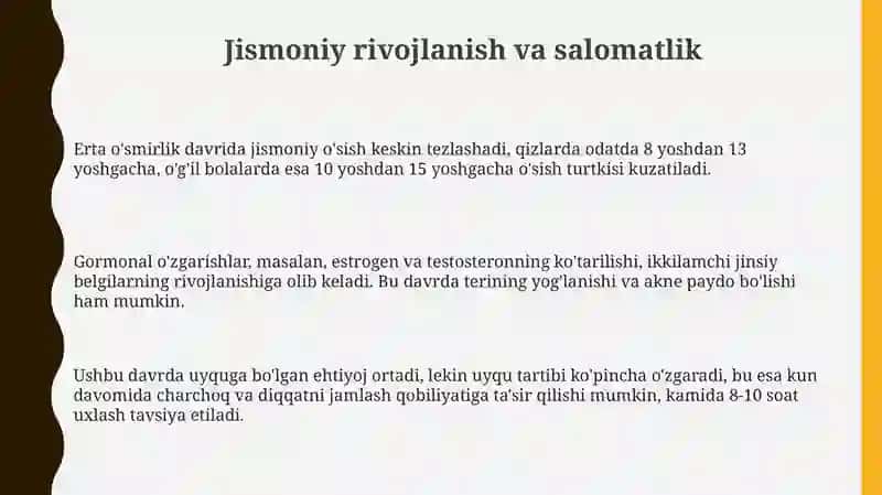 Ilk oʻspirinlik davrida psixik rivojlanish xususiyatlari 3