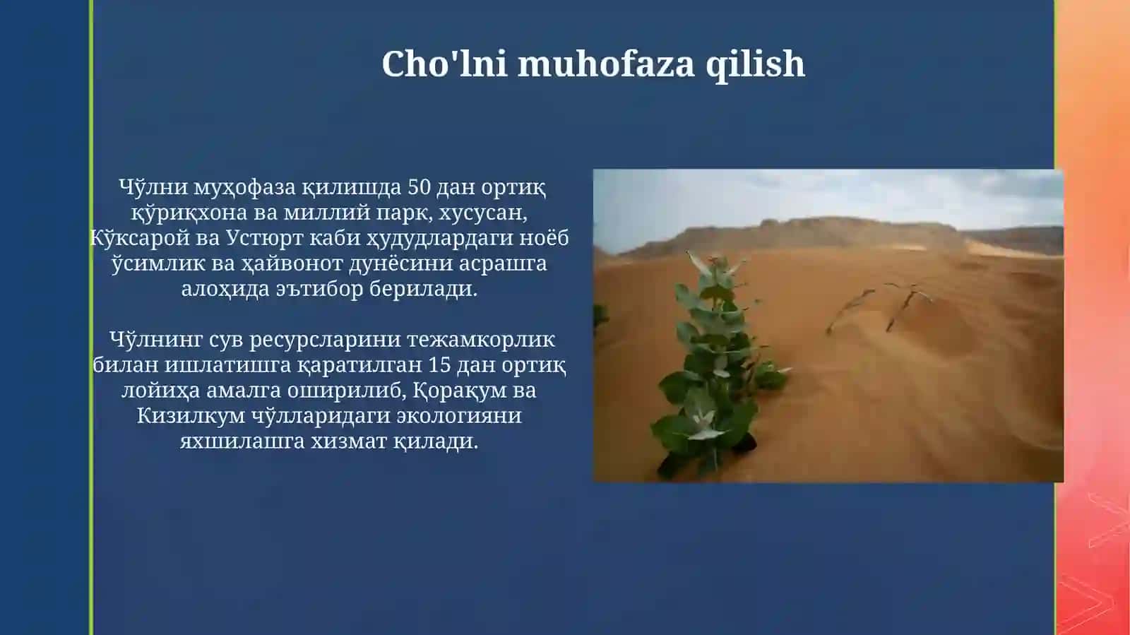Cho'l. Cho'l hayvonlari va o'simliklari 3