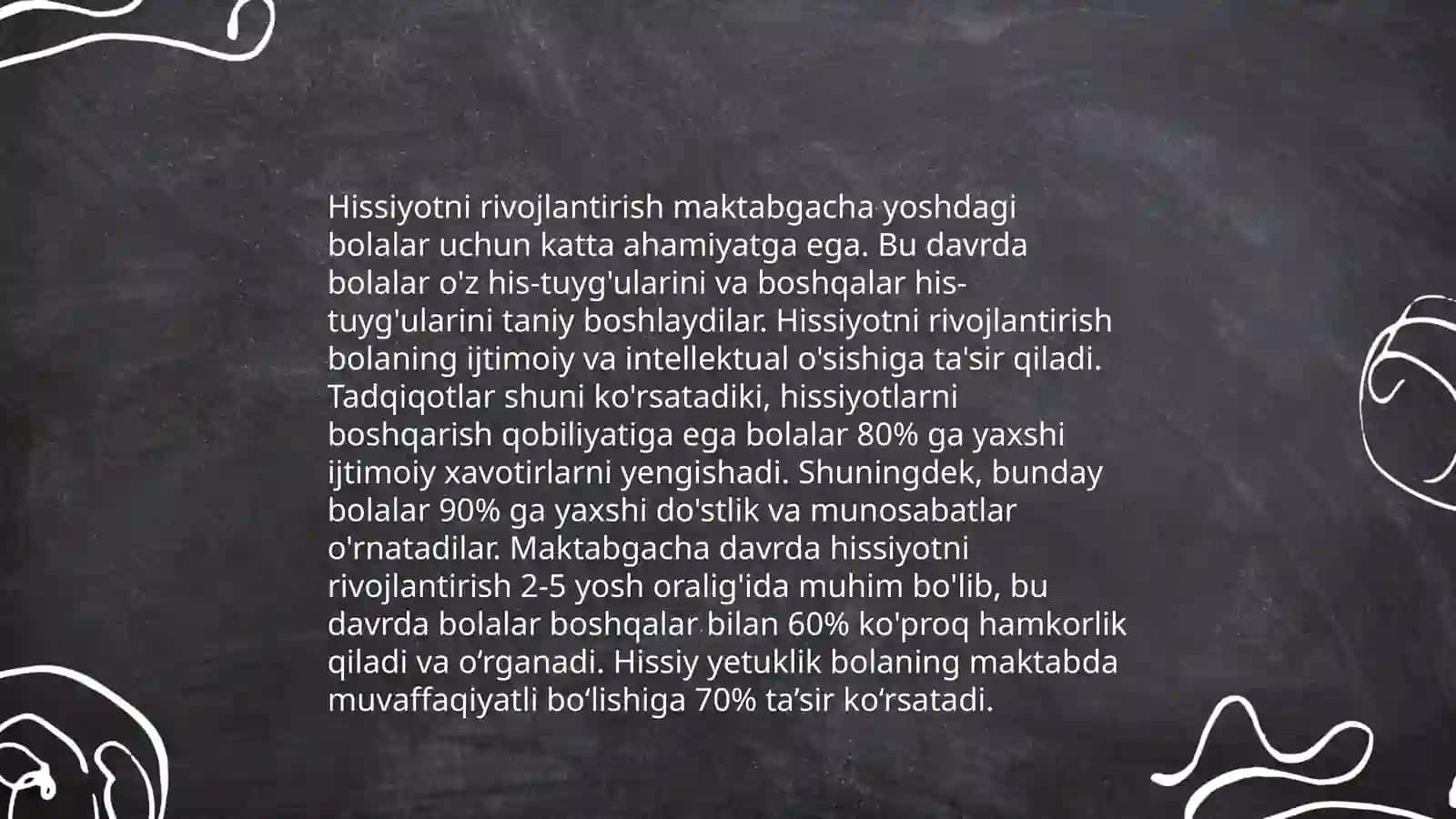 Hissiyotni rivojlantirish maktabgacha yoshdagi bolalar uchun 3