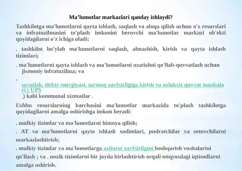 Ma’lumotlar markazi 3
