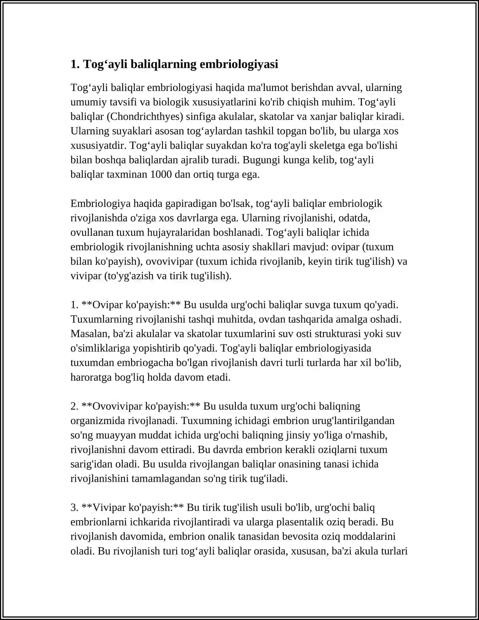 TOGʻAYLI BALIQLARNING INDIVIDUAL RIVOJLANISH XUSUSIYATLARI 3