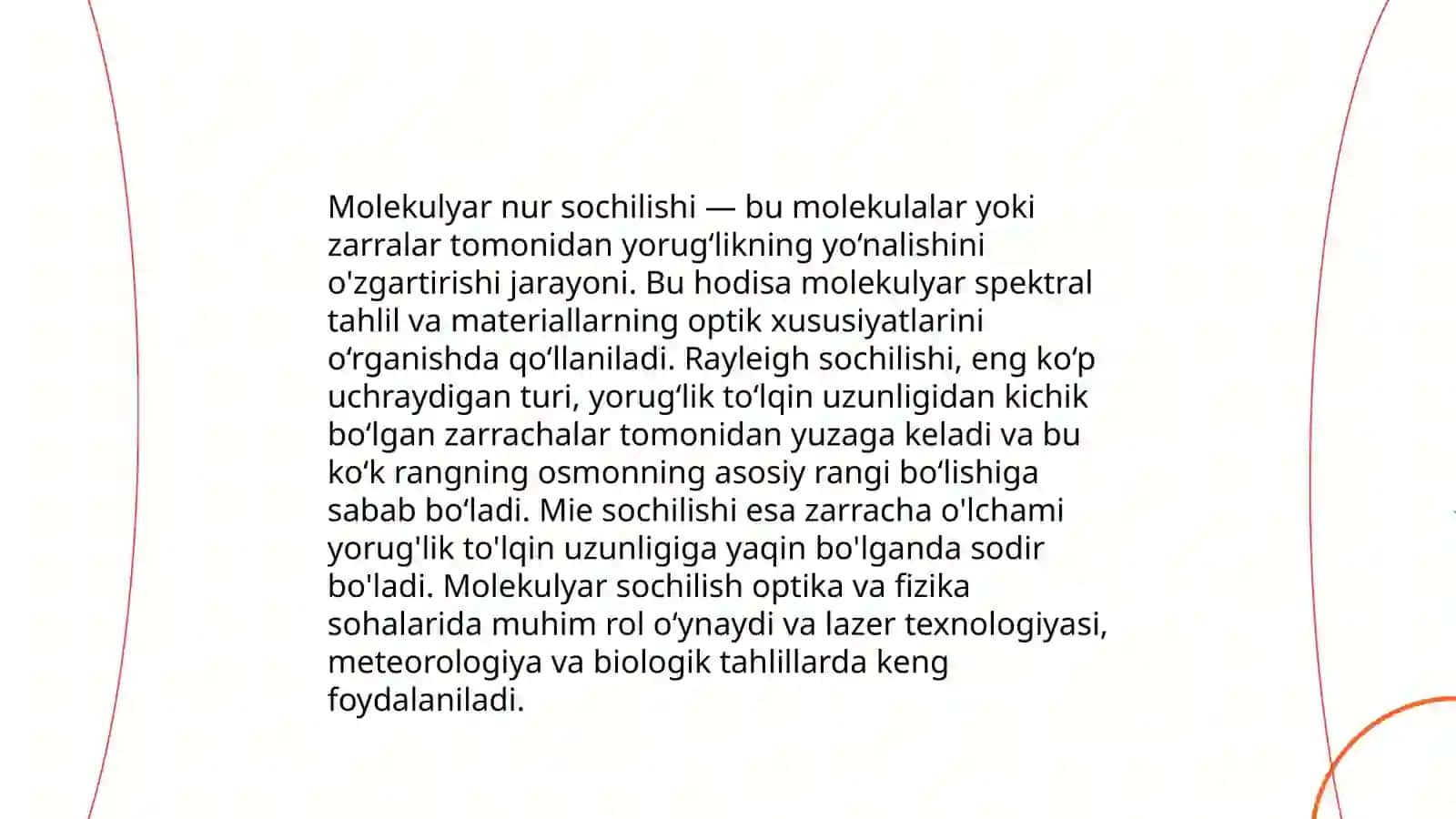 Molekulyar va kombinatsion nur sochilishining fizikaviy asoslari 3