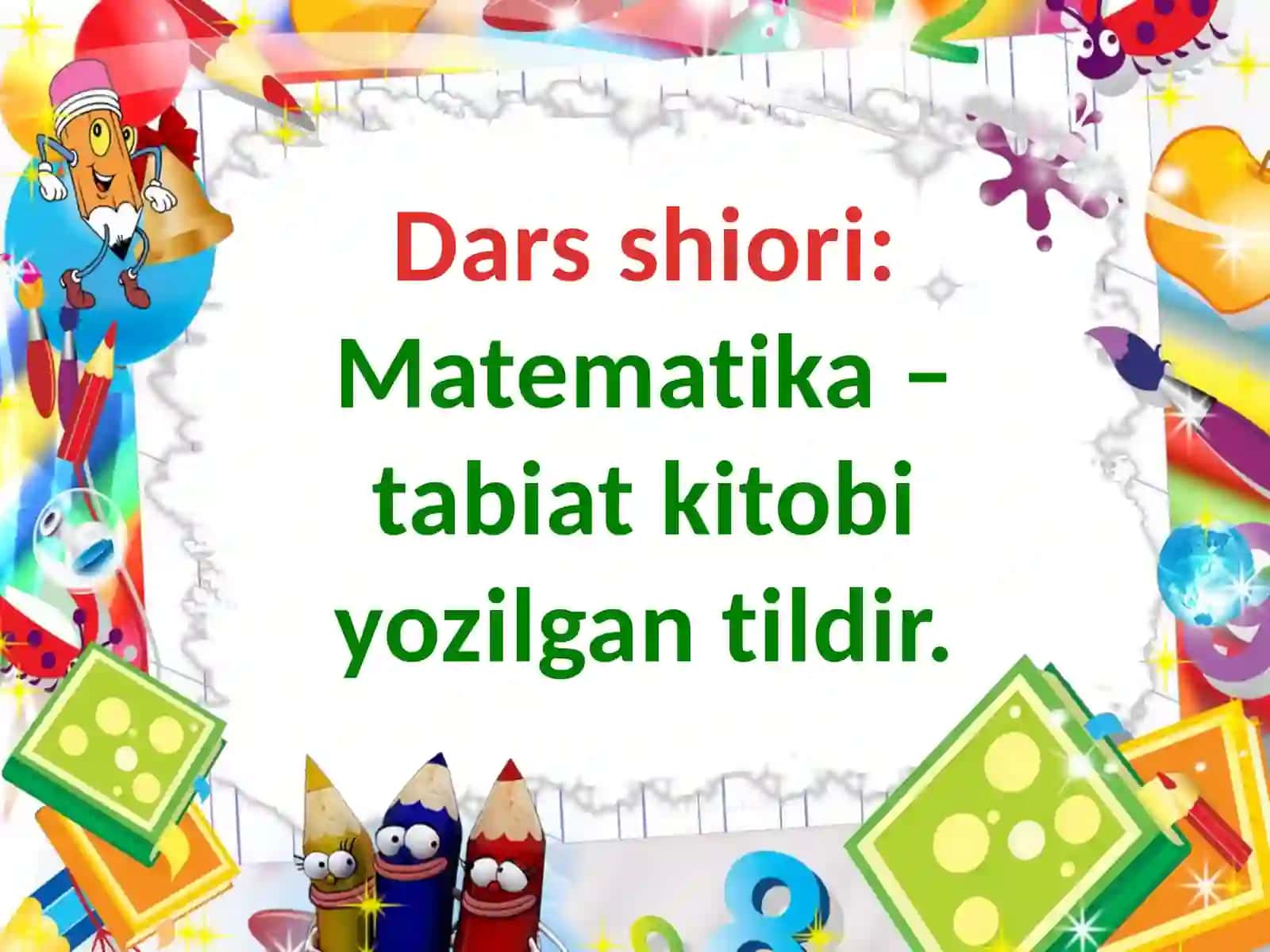 Uzunlik birliklari: detsimetr, metr 3