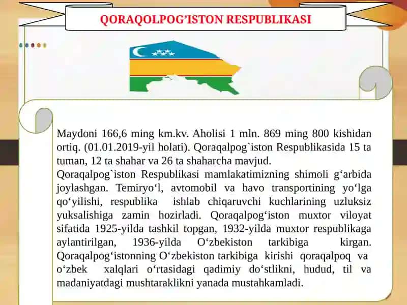 QORAQOLPOQISTON MUSTAQILLIK YILLARIDA 3