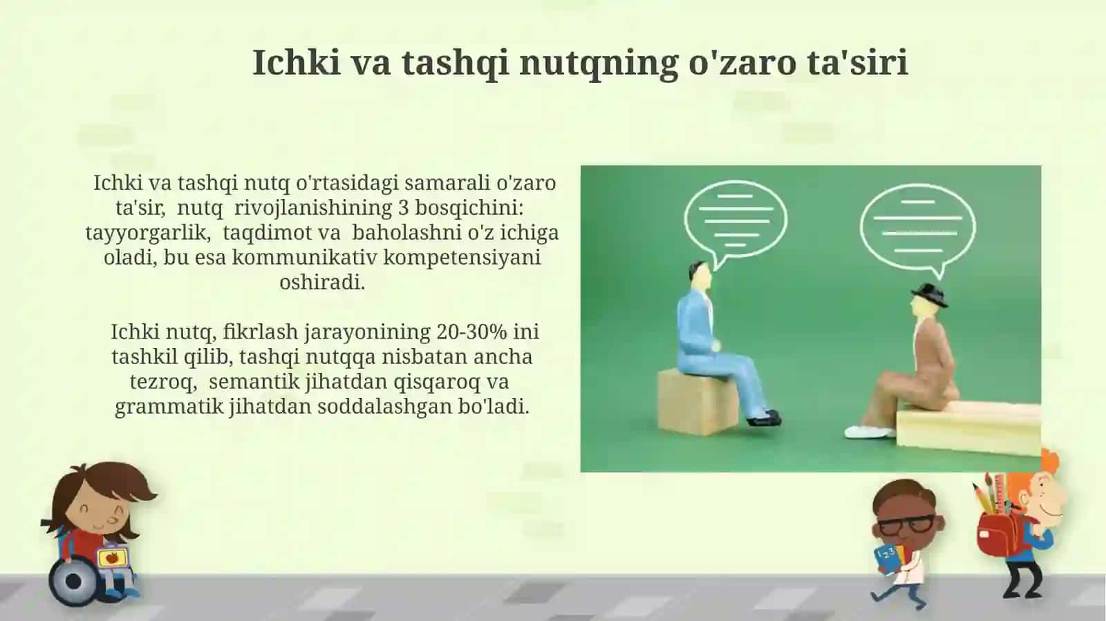 Ichki va Tashqi Nutq. Ularning õzaro farqi 3