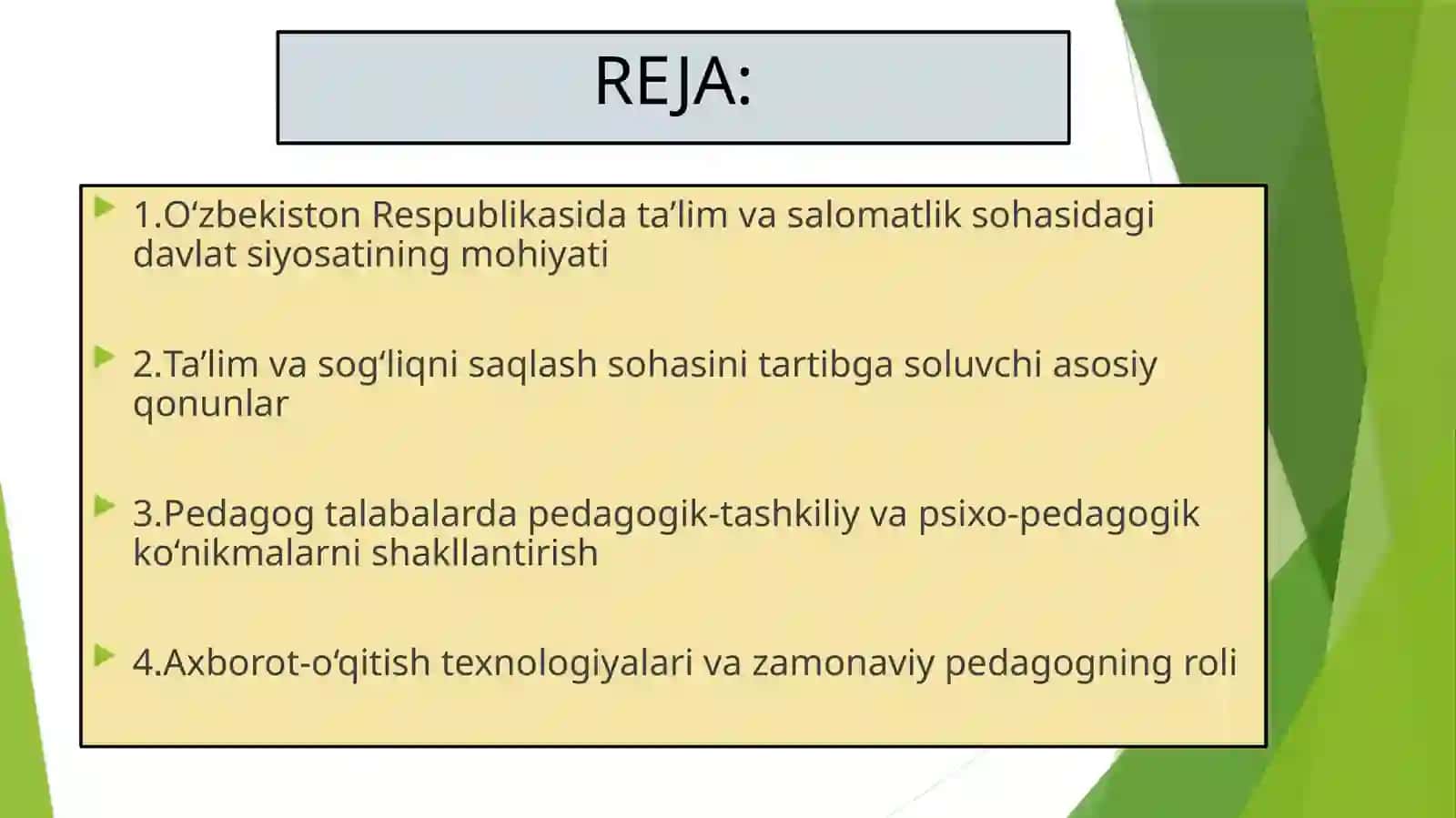 Davlat siyosati va qonunlari 3