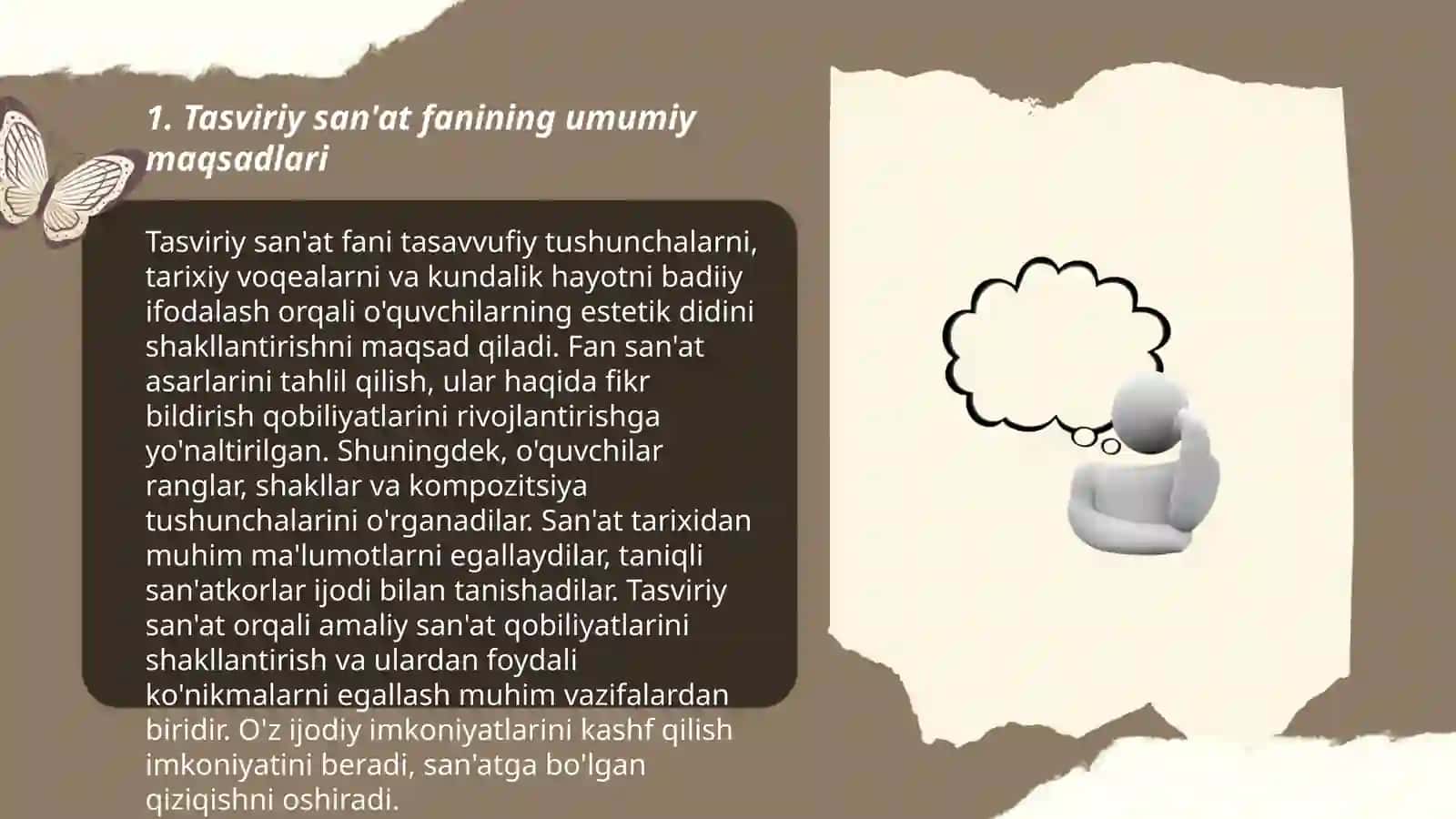 Tasviriy san'atni o'qitishning xususiyatlari 3