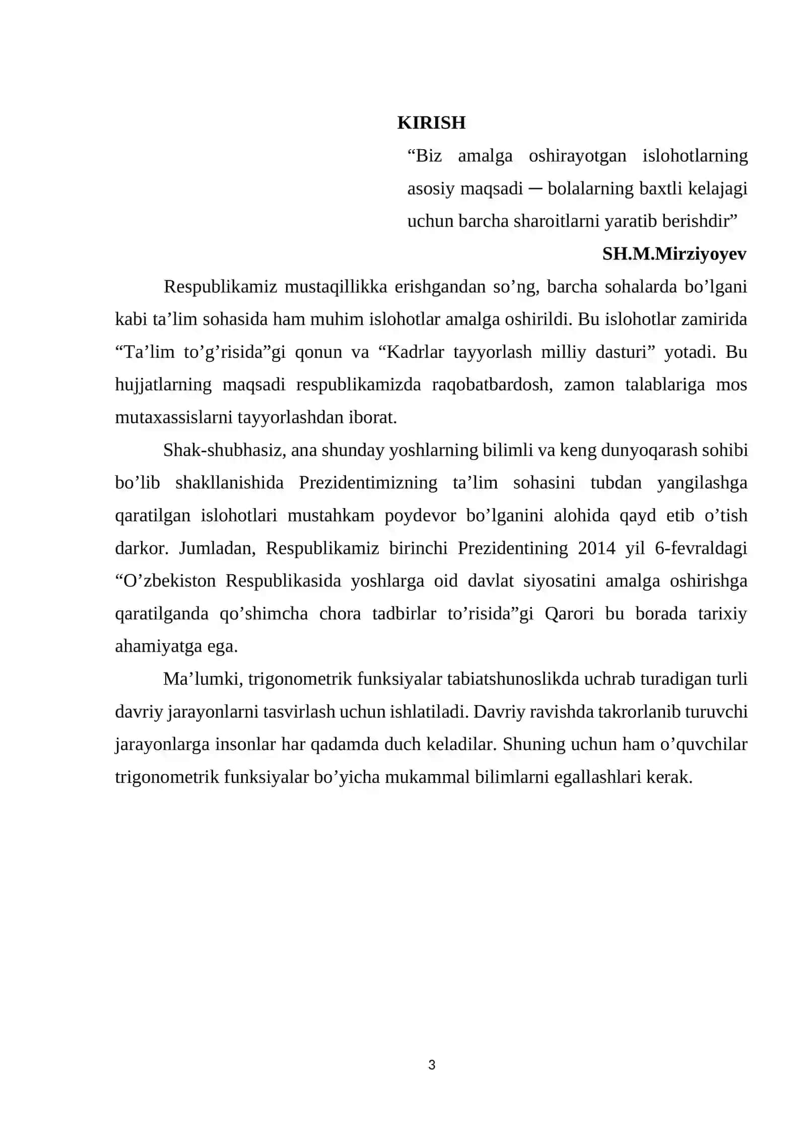 Trigonometrik tenglamalarning yechishning asosiy usullari 3