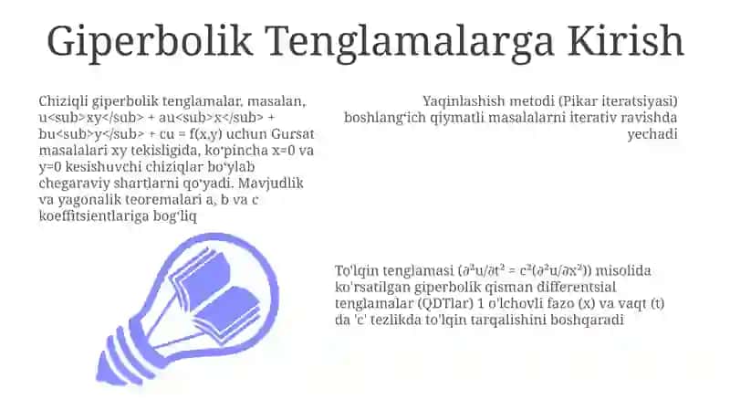 Chiziqli giperbolik tenglama uchun Koshi va Gursa masalalari 3