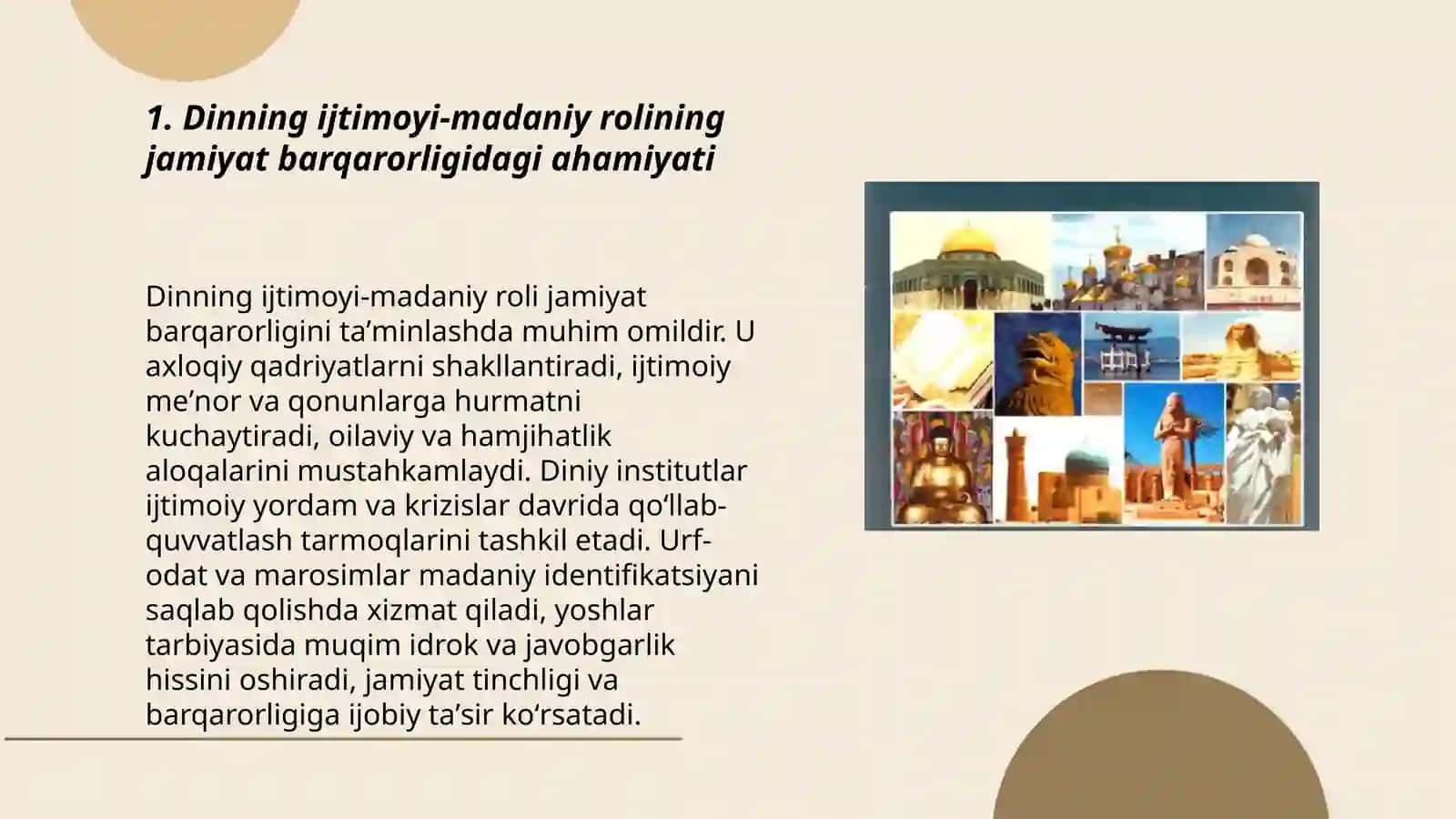 Dinning ijtimoyi madaniy hodisa sifatida ahamiyati 3