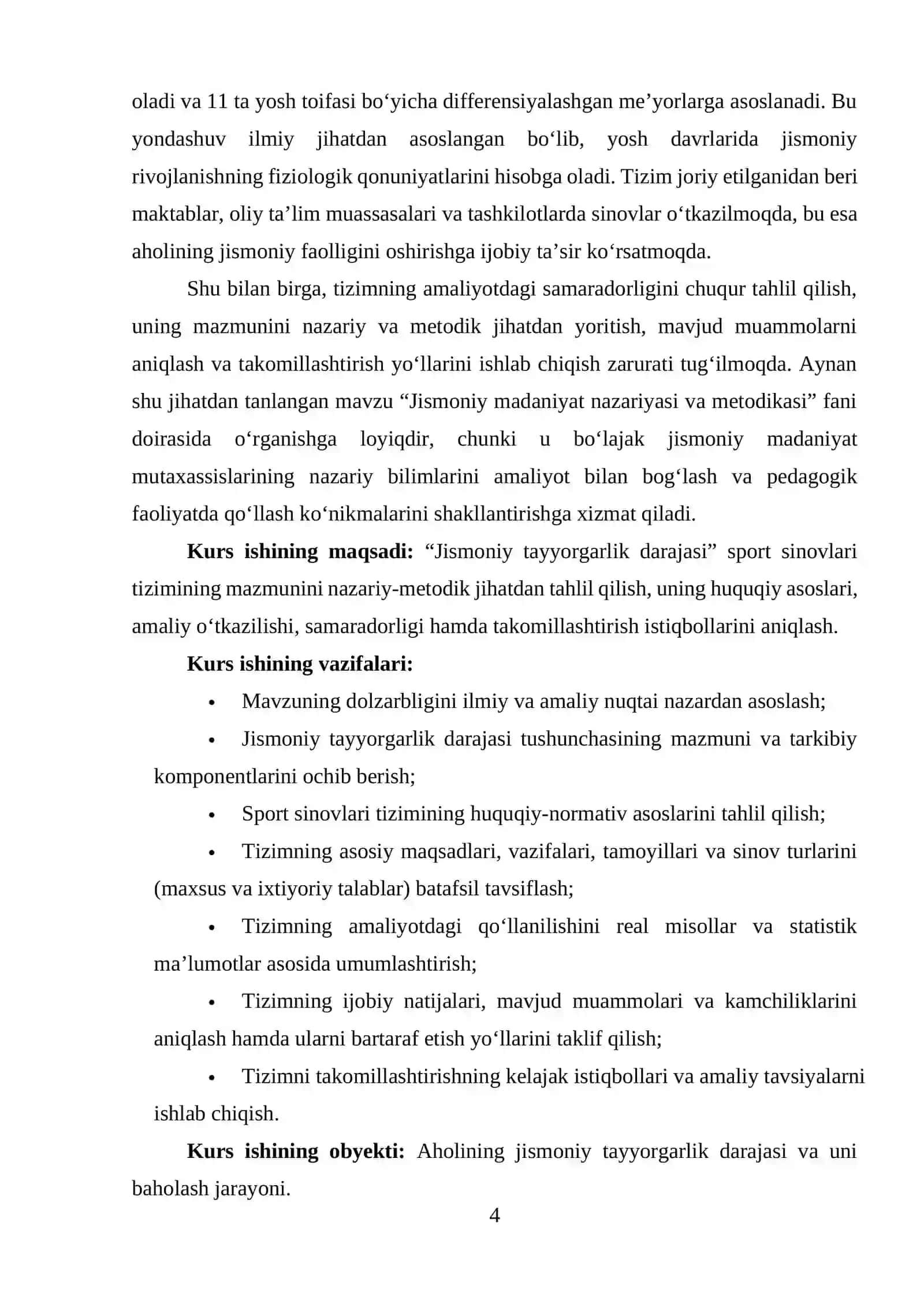 Jismoniy tayyorgarlik darajasi 3