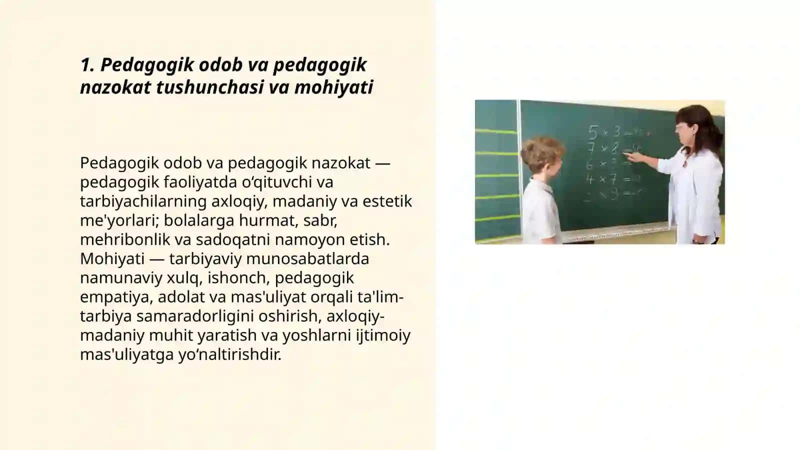 Pedagogik odob va pedagogik nazokat haqida tushuncha 3