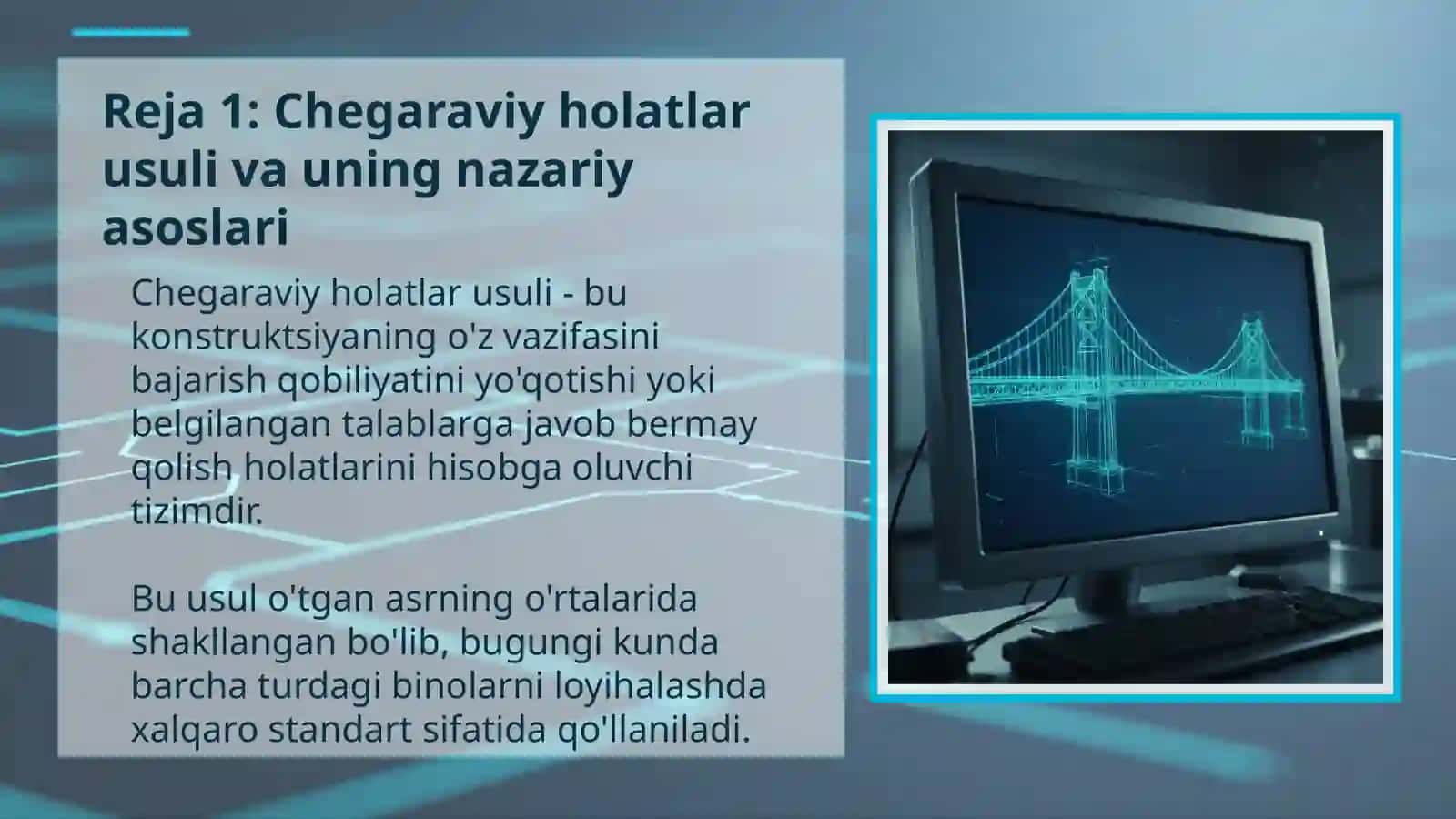Qurilish konstruktsiyalarini chegaraviy holatlar bo'yicha hisoblash: Zamonaviy yondashuv 3